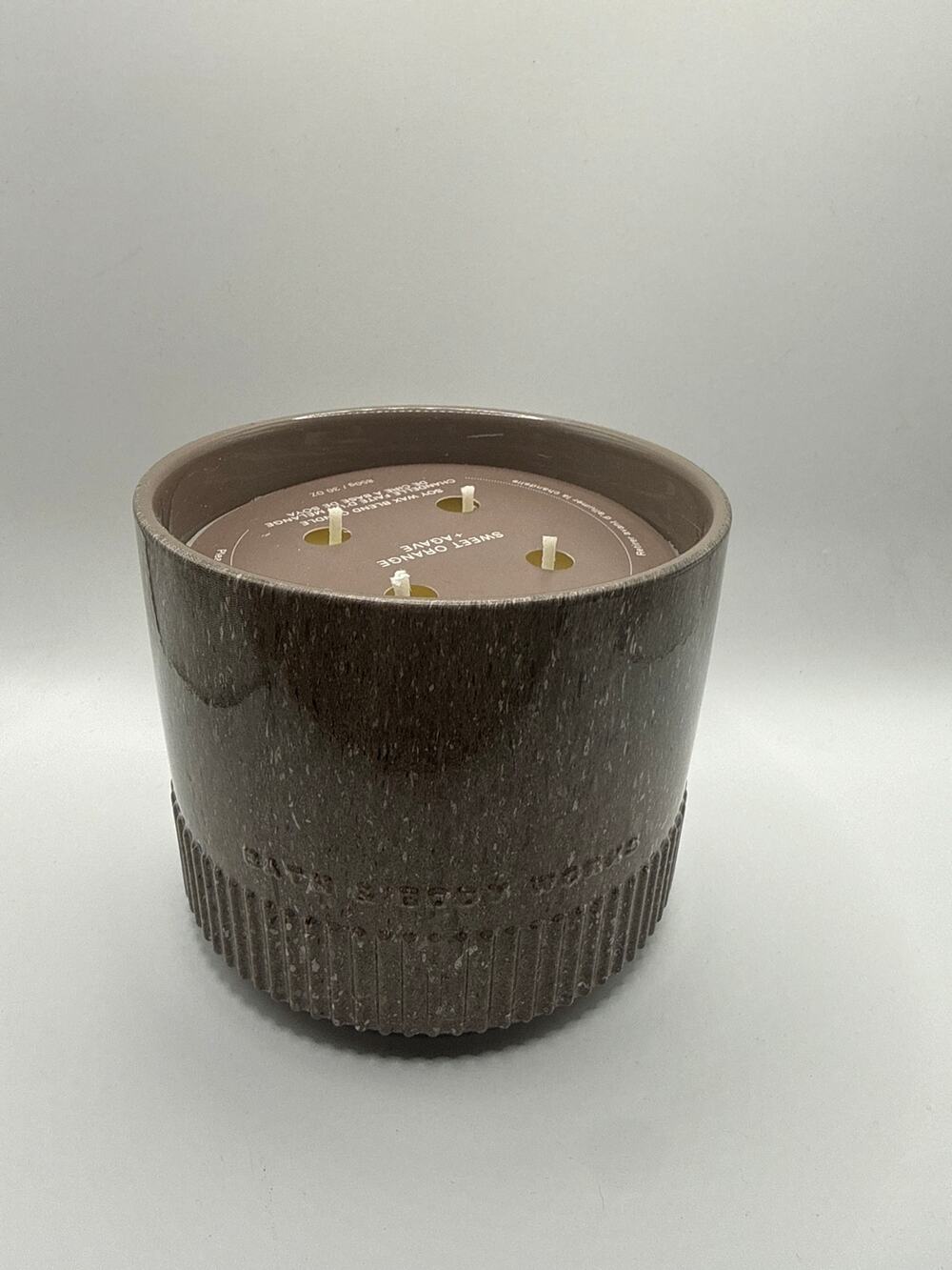 NEW Bath & Body Works Reserve Collection Sweet Orange & Agave - 4 Wick Candle